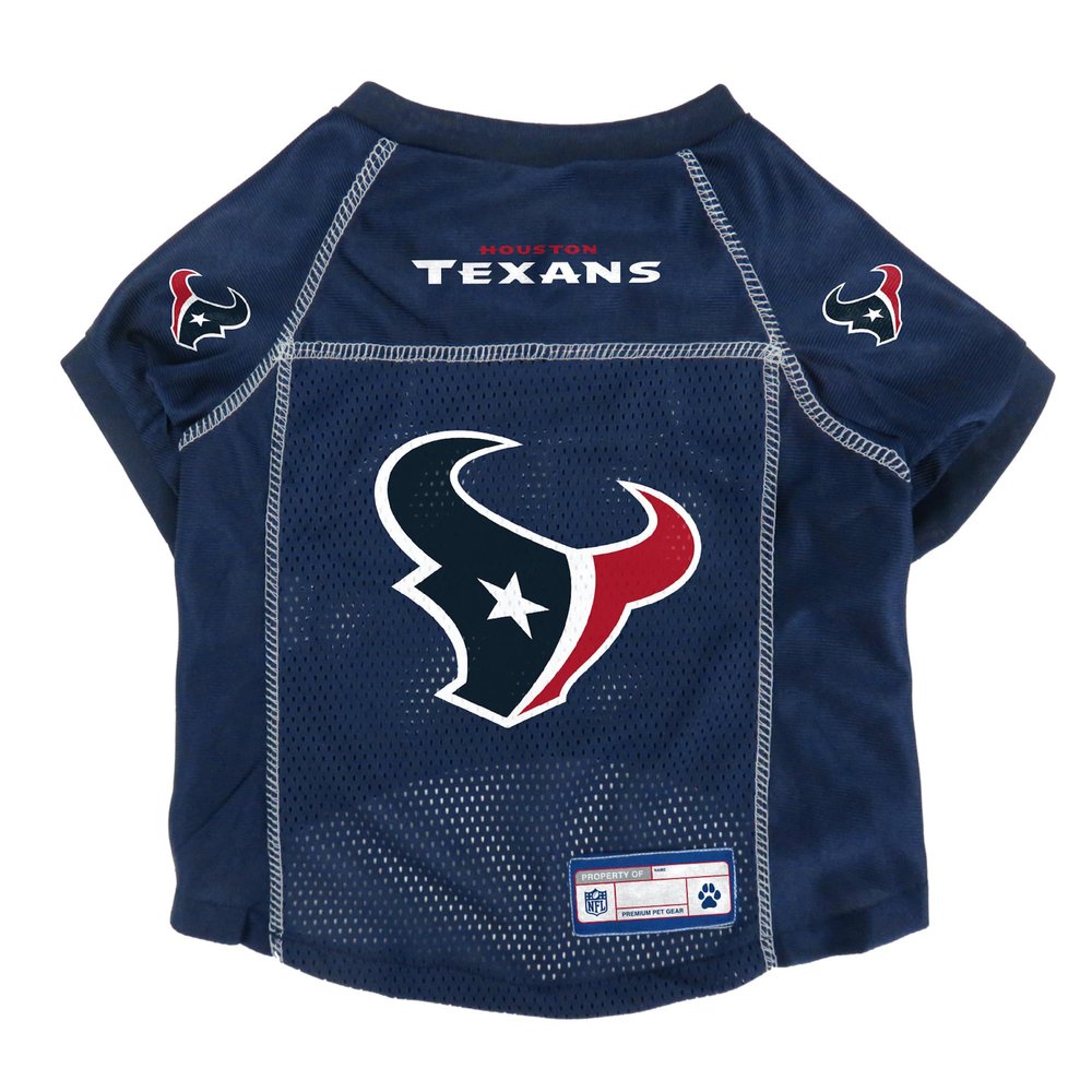Littlearth NFL Houston Texans Basic Pet Jersey, Team Color, Small