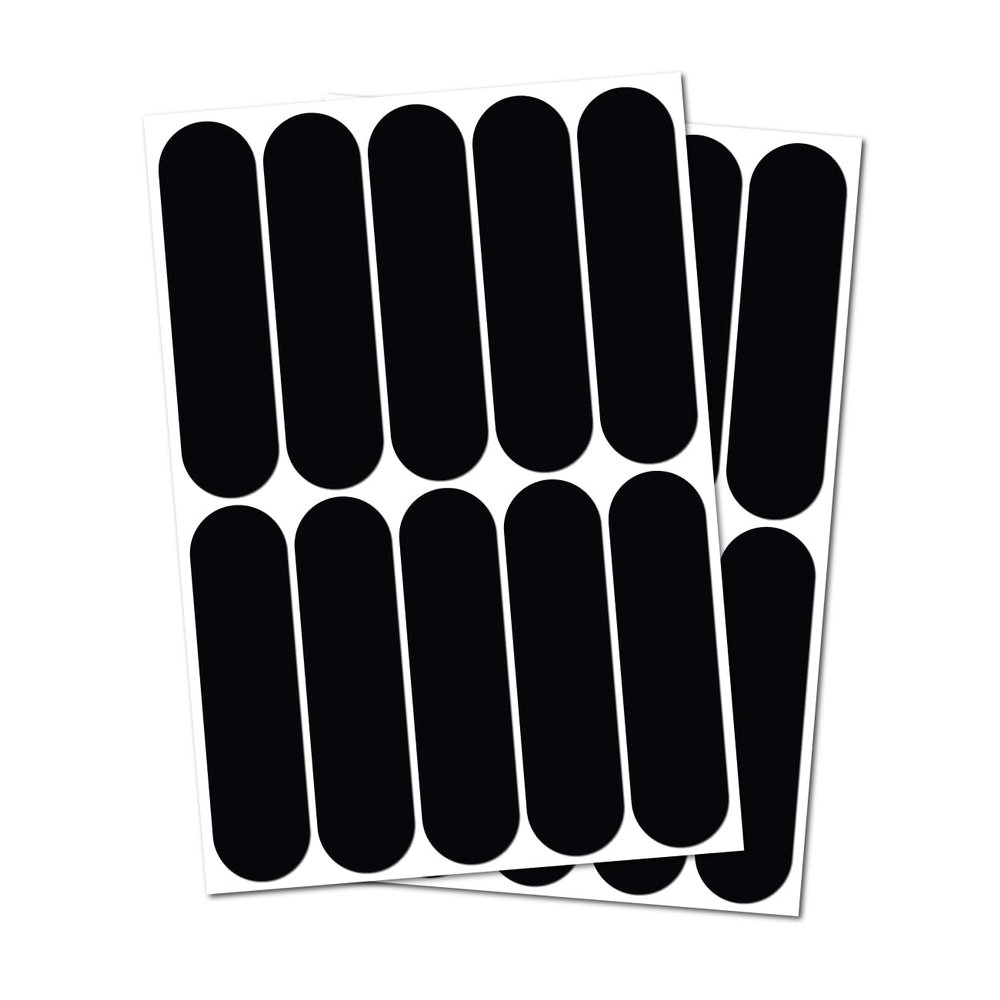 B REFLECTIVE - 2 x Kit of 10 Retro Reflective Stickers for Motorcycle, Helmets, Bike, Scooters, Stroller, Buggy, ... - Universal Adhesive - 3M Technology - High Visibility - Discreet - Design - Grip