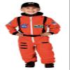 Aeromax PERSONALIZED Jr. Astronaut Suit with Embroidered Cap and NASA patches, ORANGE, Size 12/14 view 1