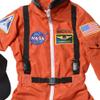 Aeromax PERSONALIZED Jr. Astronaut Suit with Embroidered Cap and NASA patches, ORANGE, Size 12/14 view 2