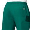 Maevn EON Men's Half Elastic 8-Pocket Cargo Scrub Pants (X-Small Short, Hunter Green) view 4
