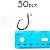50pcs Fishing 4X Strong Offset Circle Hooks - Size 5/0 view 4