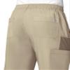 Maevn EON Men's Half Elastic 8-Pocket Cargo Scrub Pants (Small, Khaki) view 4