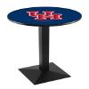 Holland Bar Stool Co. L217-36" Black Wrinkle Houston Pub Table with 36" Dia. top view 1
