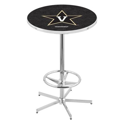 Holland Bar Stool Co. L216-42" Chrome Vanderbilt Pub Table with 36" Dia. top