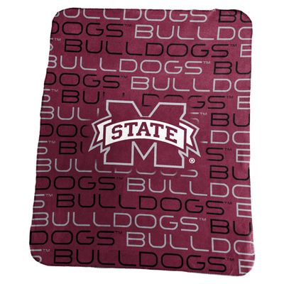 Logo Brands NCAA Mississippi State Bulldogs Classic Fleece, One Size