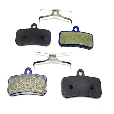 2 Pairs Bike Brake Pads Resin for Shimano D02S, Saint M,810,820,640, TRP, Quadiem, Slate.The Bicycle Replacement Part for OEM Brakes for high Braking Power, Quiet Stops