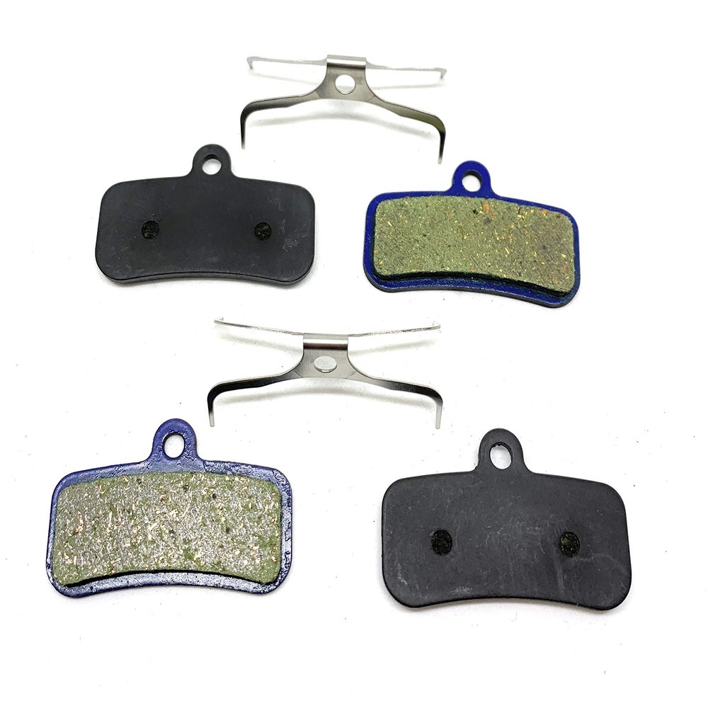 2 Pairs Bike Brake Pads Resin for Shimano D02S, Saint M,810,820,640, TRP, Quadiem, Slate.The Bicycle Replacement Part for OEM Brakes for high Braking Power, Quiet Stops