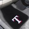 FANMATS 20577 Texas Rangers 2-Piece Embroidered Team Logo Car Mat Set, Front Row Automotive Floor Mats view 2