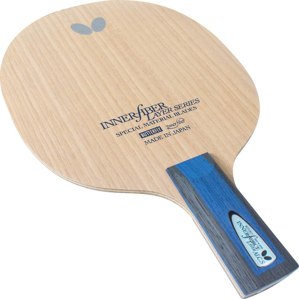 Butterfly Innerforce Layer ALC.S CS Table Tennis Blade - ALC Fiber Blade - Professional Butterfly Table Tennis Blade - Good for Traditional or Reverse Chinese Penhold Style - Made in Japan