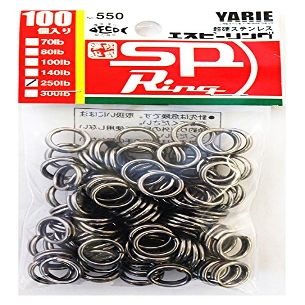yarie (yarie) supurittoringu 550 S.P. Rings, 100 3-Pack, 250lb.