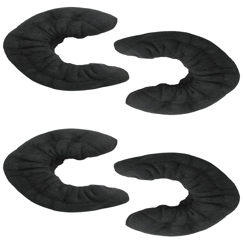 A&R Ice Hockey Blade Jacket Cover Terry Cloth Soaker Guard Black Large (2-Pack)