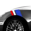 USA Flag with Stars Vinyl Graphic Decal Racing Stripes, Fits Chevy Corvette C6 Stingray, Both Sides, Red, White and Blue view 1