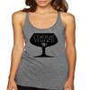 ALLNTRENDS Women's Tank That's What I Do I Drink and Know Wine Glass (XL, Premium Heather) view 1