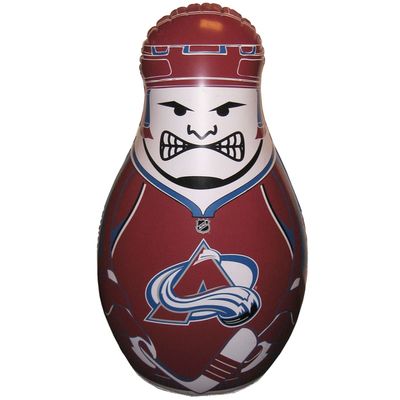 Fremont Die NHL Colorado Avalanche Bop Bag Inflatable Checking Buddy Punching Bag, Standard: 40" Tall, Team Colors