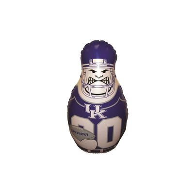 Fremont Die NCAA Kentucky Wildcats Bop Bag Inflatable Tackle Buddy Punching Bag, Mini: 12" Tall, Team Colors