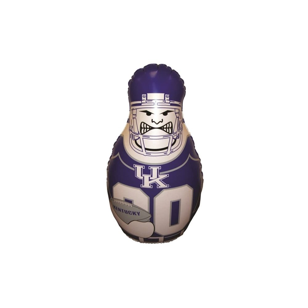 Fremont Die NCAA Kentucky Wildcats Bop Bag Inflatable Tackle Buddy Punching Bag, Mini: 12" Tall, Team Colors