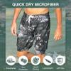 Kanu Surf Men's Barracuda Swim Trunks (Regular & Extended Sizes), Paradise Black, Medium view 3