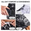 Kanu Surf Men's Barracuda Swim Trunks (Regular & Extended Sizes), Paradise Black, Medium view 4