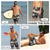 Kanu Surf Men's Barracuda Swim Trunks (Regular & Extended Sizes), Condor Black/Or, X-Large view 2