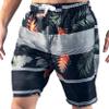 Kanu Surf Men's Barracuda Swim Trunks (Regular & Extended Sizes), Condor Black/Or, XX-Large view 1