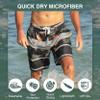 Kanu Surf Men's Barracuda Swim Trunks (Regular & Extended Sizes), Condor Black/Or, XX-Large view 3