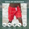 Kanu Surf Men's Swim Trunks (Regular & Extended Sizes), Flex Red, X-Large view 3