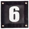 Tourna Court Numbers for Tennis or Pickleball, Numbers 1-24, Hang on Fence or Net view 1