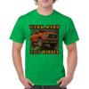 Tee Hunt Work Hard Haul Harder Men's Big and Tall Graphic Short Sleeve T-Shirt - American Pickup Truck Offroad 4x4 USA Design 4X-Large Green view 2