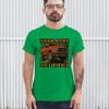 Tee Hunt Work Hard Haul Harder Men's Big and Tall Graphic Short Sleeve T-Shirt - American Pickup Truck Offroad 4x4 USA Design 4X-Large Green view 3