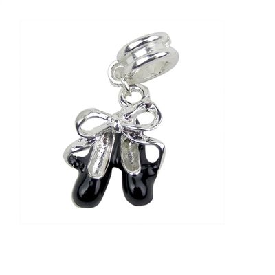 Universal Black Ballet Slippers Charm