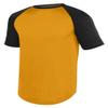 Augusta Sportswear Wicking Short Sleeve Baseball Jersey 3XL Gold/Black view 1