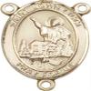 14K Gold Filled Saint John Licci Rosary Centerpiece Medal, 3/4 Inch view 1