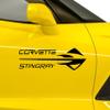 Clausen's World Stingray Emblem Vinyl Decal 20 Inches, Fits All Chevy Corvette's C2 C3 C4 C5 C6 C7, Red view 4