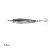 3pcs 4.5oz Fish WOW! Fish Metal Bait Jig 4-1/2oz Mega Live Lure with a Treble Hook - Black Silver view 4