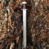 Battle-Merchant Viking Sword Replica Godfred with Scabbard, EN45 Spring Steel, Medieval Reenactment Display view 2