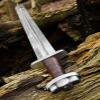 Battle-Merchant Viking Sword Replica Godfred with Scabbard, EN45 Spring Steel, Medieval Reenactment Display view 4