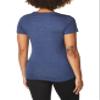NCAA West Virginia Mountaineers Perfect Women's Crewneck Tee, Marine, XX-Large view 3
