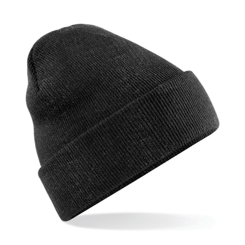 Beechfield Soft Feel Knitted Winter Hat (One Size) (Charcoal)