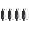 Extreme Max 3006.7384 BoatTector Inflatable Fender Value 4-Pack - 6.5" x 22", Black view 2