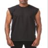 Pro Club Men's Heavyweight Sleeveless Muscle T-Shirt, Black, Medium view 1