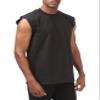 Pro Club Men's Heavyweight Sleeveless Muscle T-Shirt, Black, Medium view 4