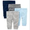 Simple Joys Baby Boy's 4-pack pant Pants, Blue/Grey, 24 Months view 1