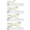 Classic Party Formal Tuxedo Suits Baby Boy Kid Men Satin Colors Bow Tie SM-XL (Extra Large (Adult), Ivory) view 3