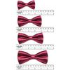 Classic Party Formal Tuxedo Suits Baby Boy Kid Men Satin Colors Bow Tie SM-XL (Extra Large (Adult), Burgundy) view 2