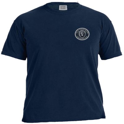 NCAA Old Dominion Monarchs Rounds Short Sleeve Comfort Color Tee, XX-Large,TrueNavy