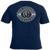 NCAA Old Dominion Monarchs Rounds Short Sleeve Comfort Color Tee, XX-Large,TrueNavy view 3