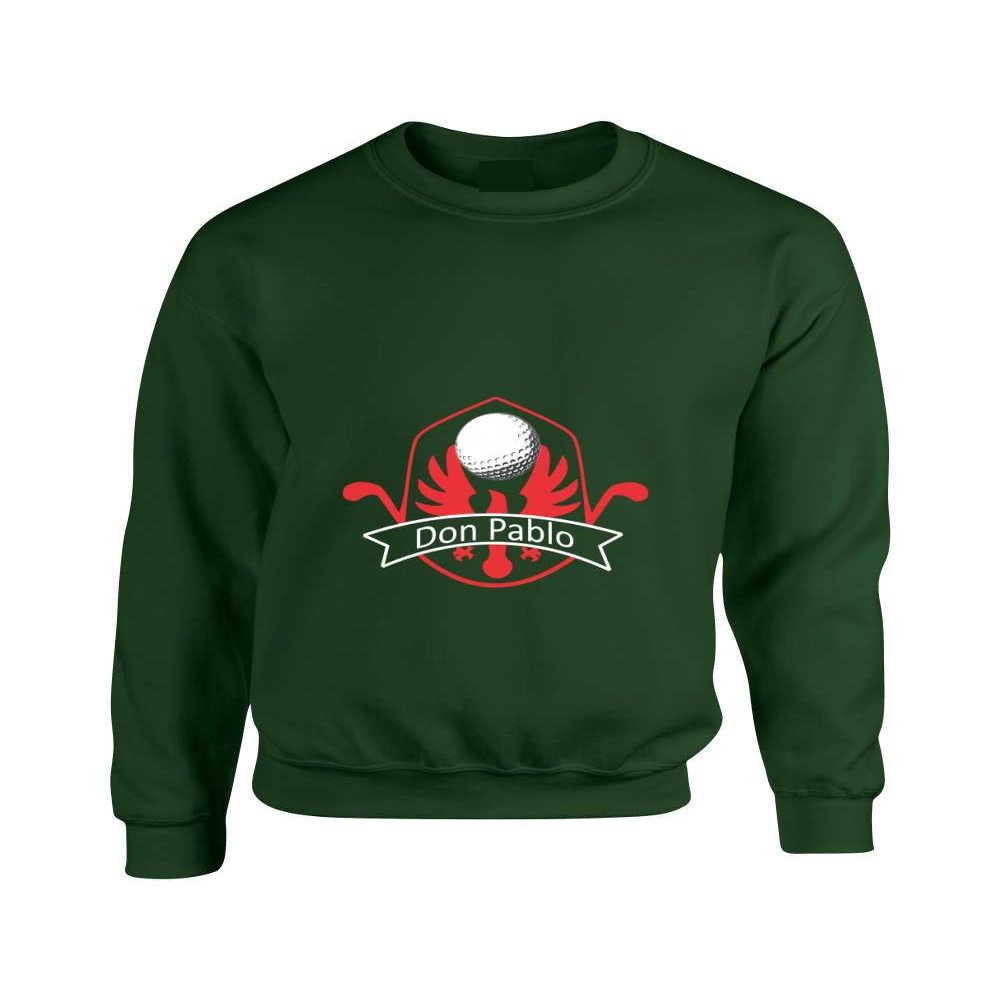 ALLNTRENDS Adult Crewneck Don Pablo Popular Cool Top (2XL, Forest Green)