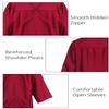 Newrara Unisex Premium Matte Graduation Gown Only (Small 45(5'0"-5'2"), Maroon) view 3