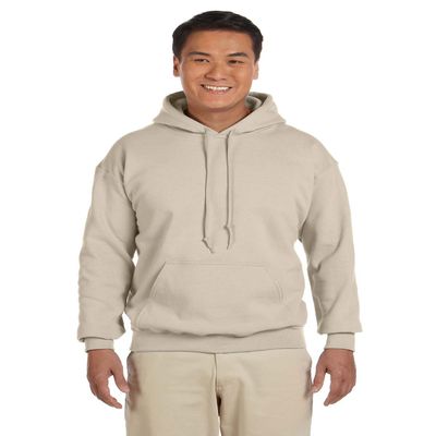 Gildan Men's Pouch Pocket Hooded Sweatshirt, Sand, 2XL